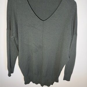 Kali Sweater — Chic, Grey, Lightweight V-Neck